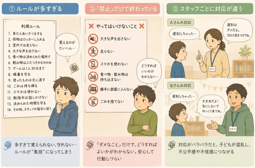 NGになりやすいルール設計に関する画像
