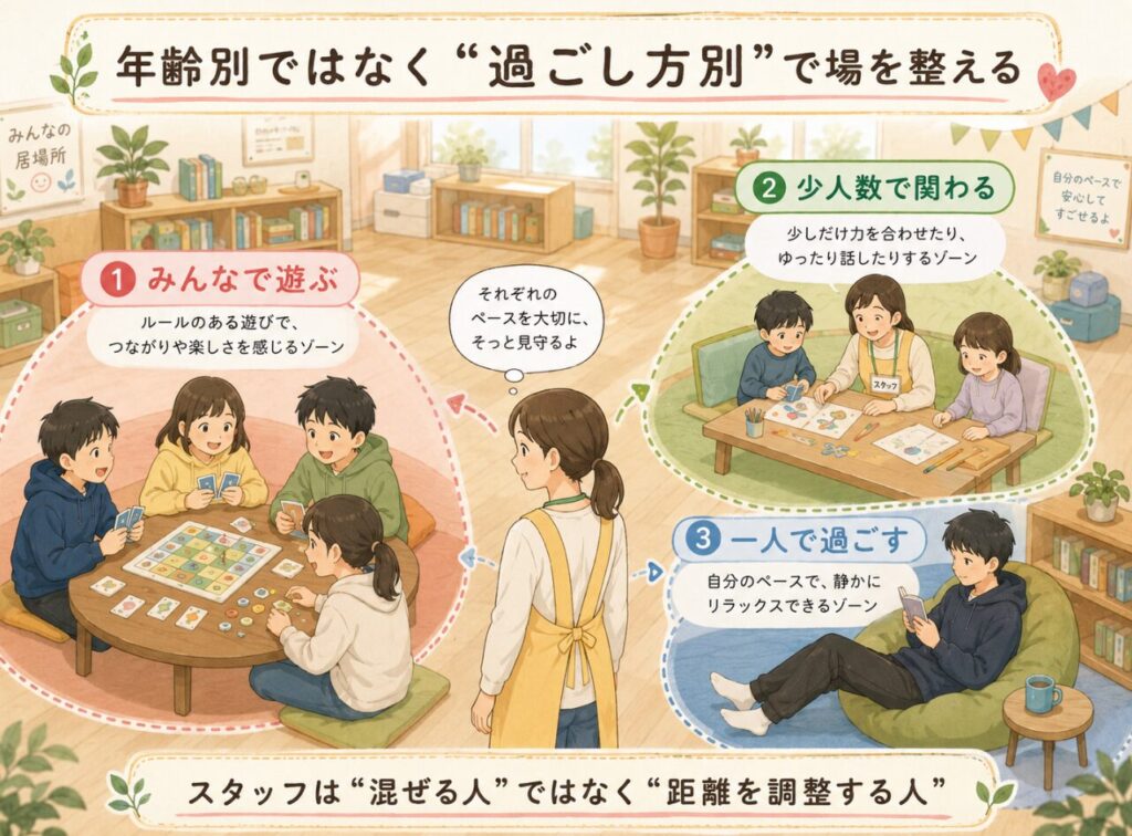 活動の種類を可視化した画像
